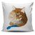 Pillow Cover - Ginger Cat